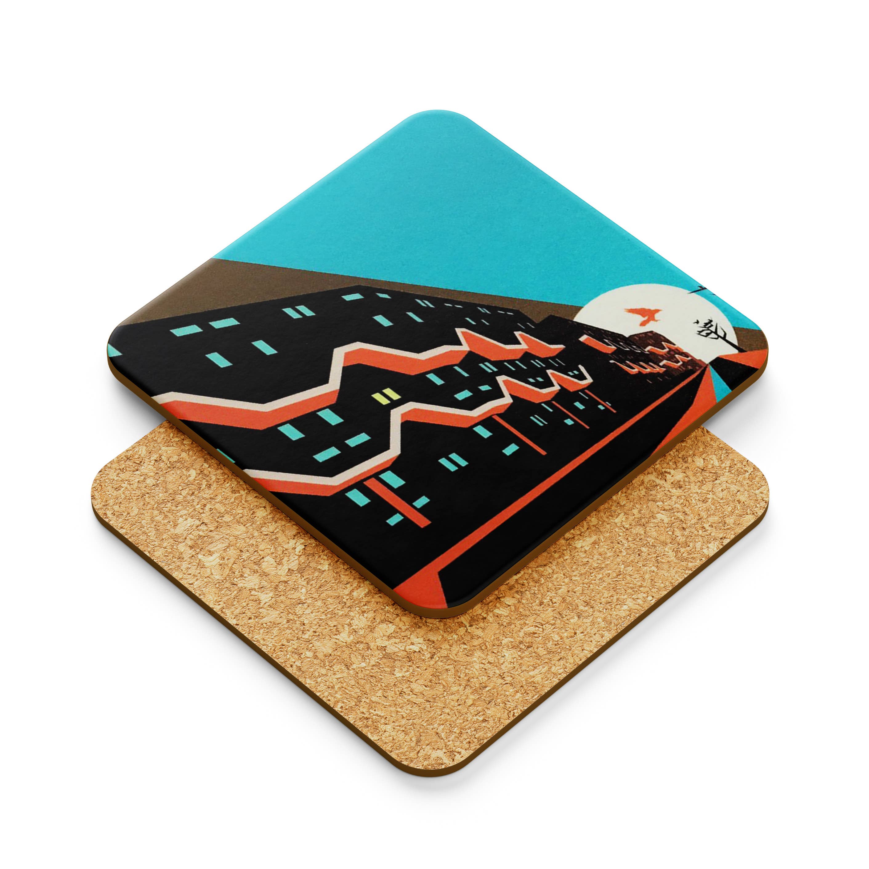 EYE FOR LONDON PRINTS – Großhandel Untersetzer – Brutalist Brixton London Untersetzer (Einzeln)