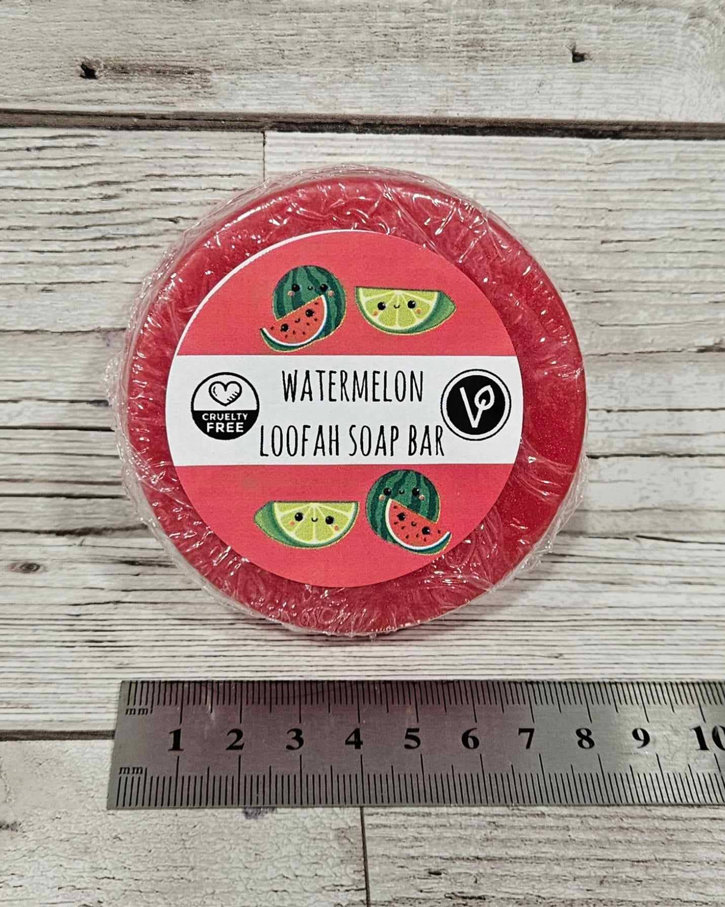 The Soap Sisters - Wholesale Bar Soap - Watermelon Loofah Soap Bar2