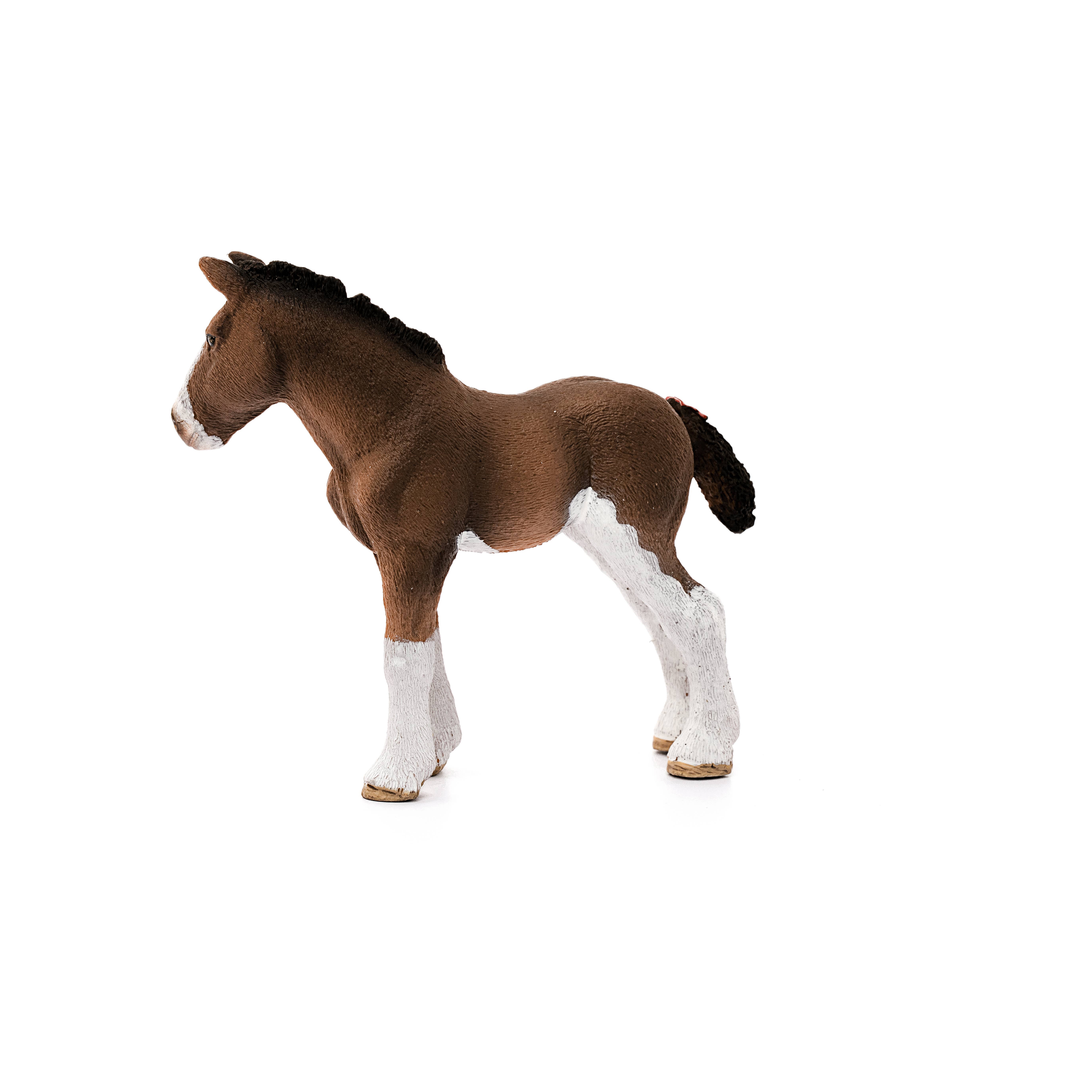 Schleich - Wholesale Figurine Toy - Kids - Clydesdale Foal Farm Horse Toy2