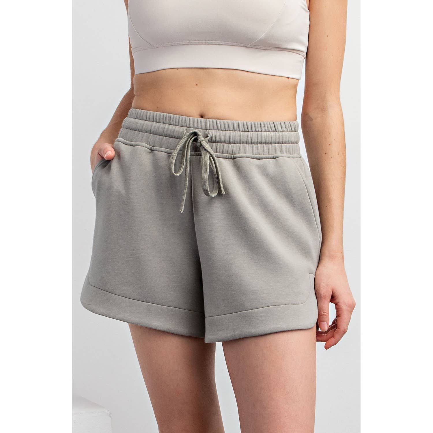 Rae Mode - Wholesale Athletic Shorts - Women's - MODAL SCUBA SHORT PANTS38