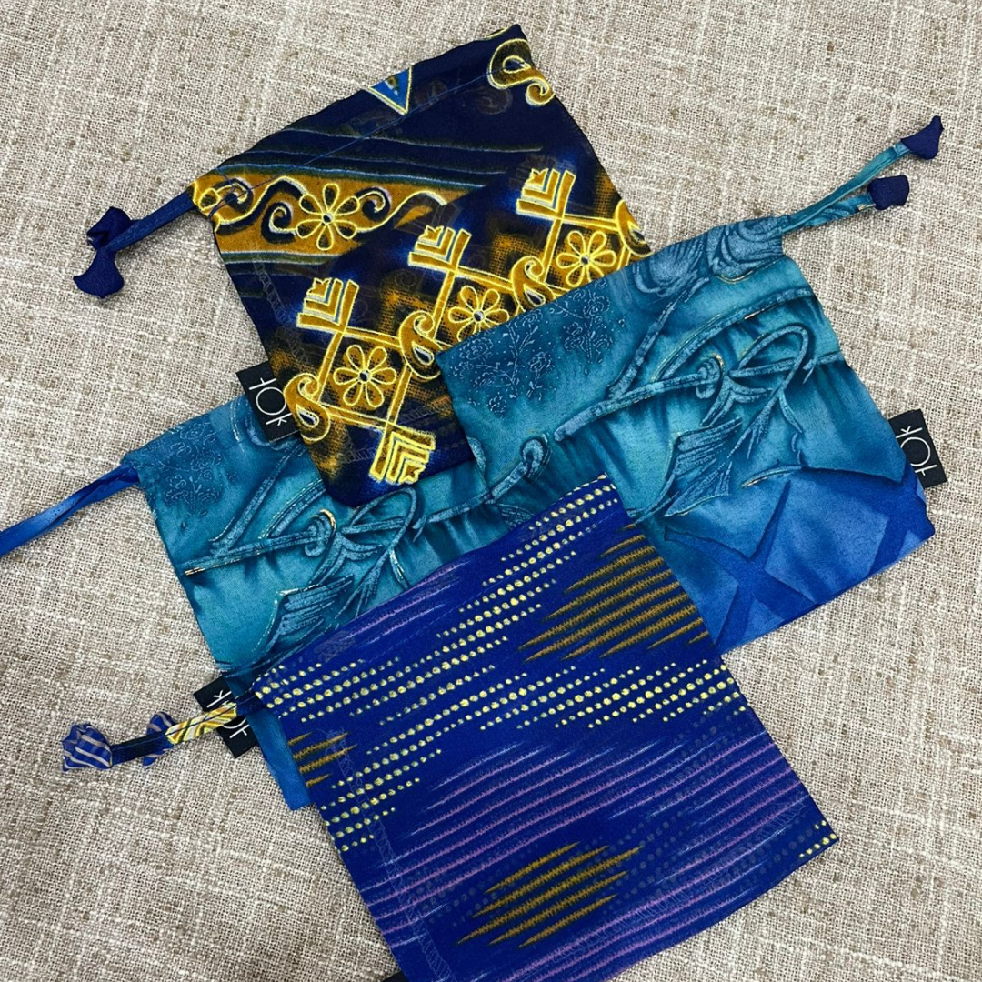 House of Kraft Jewelry & Accessories - Wholesale Gift Bag Set/Pack - Gift Pouches | Upcycled Silk Pouch | Pack Silk Gift Pouch12