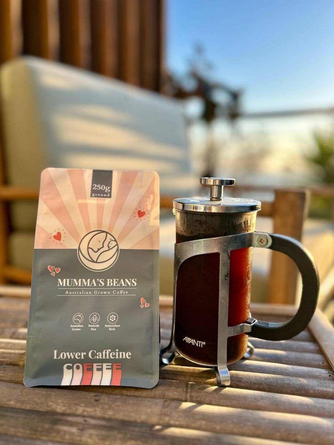 Mumma's Beans Coffee + Skincare - Wholesale Ground coffee - Low Acid Lower Caffeine Australian Grown Coffee0