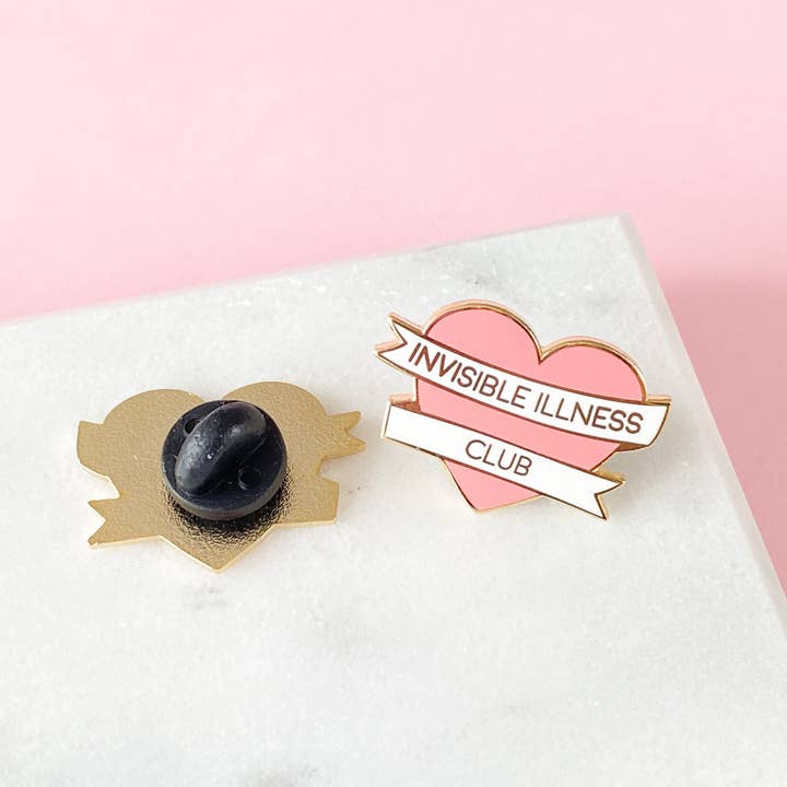 Sarah Frances – wholesale Lapel pin/button – Invisible Illness Club Enamel Pin (Limited Edition)4