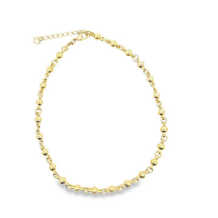 Bead Beaded Anklet (E184) for wholesale by MIA Jewelry