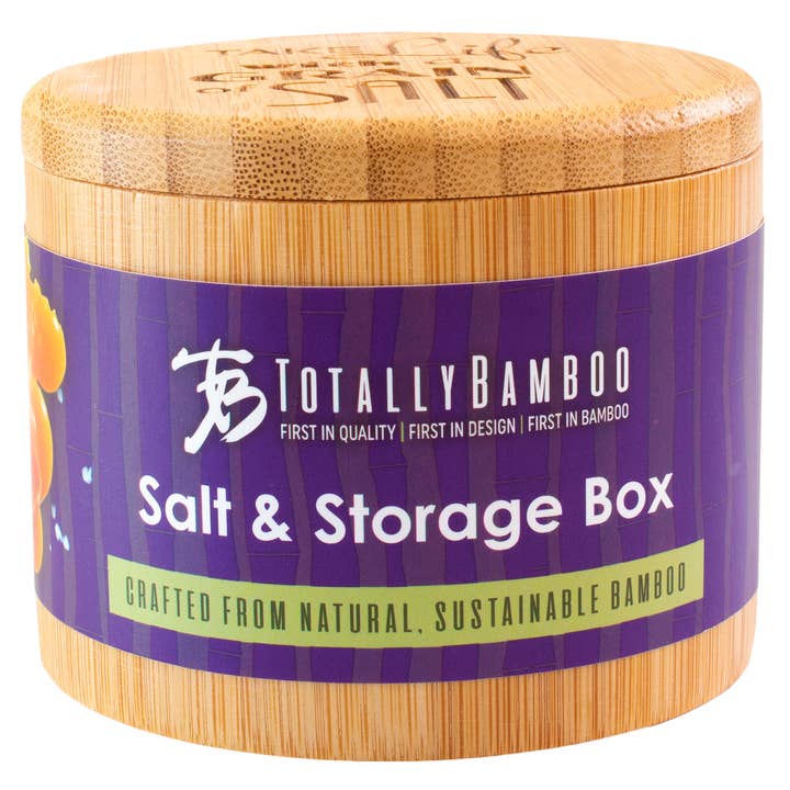 Totally Bamboo - Wholesale Salt Mill - "Take Life with a Grain Of Salt" Engraved Salt Cellar1