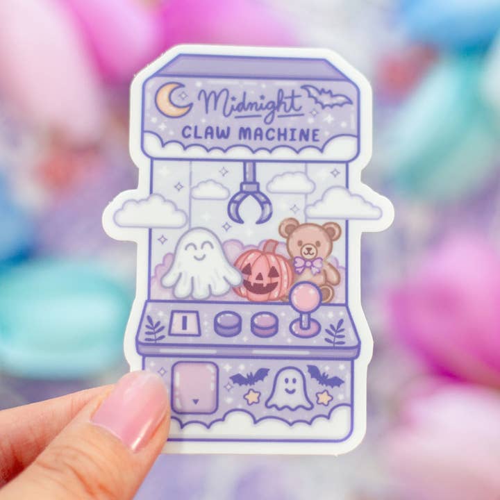Midnight Claw Machine Sticker for wholesale by Unicorn Eclipse