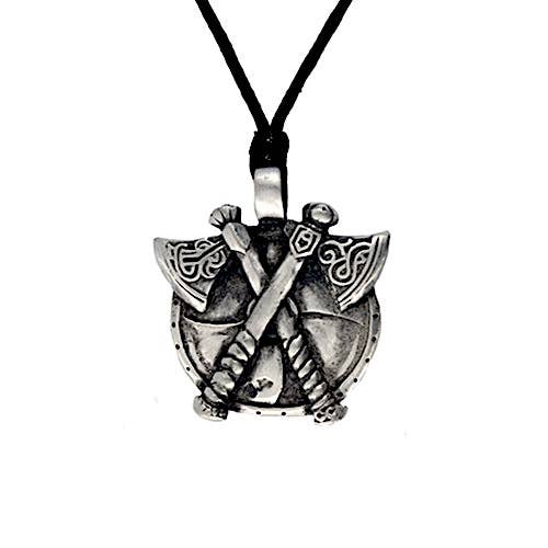 Collana in peltro vichinga 3 - (USA-DDP) per la vendita all'ingrosso da parte di Myth & Magik - Silver Jewellery Cavern Wholesale