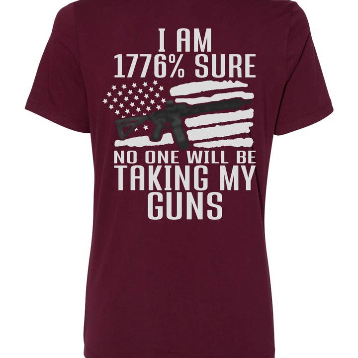 No One Will Be Taking My Guns T-Shirt for wholesale by The Dirty Cowgirl Apparel