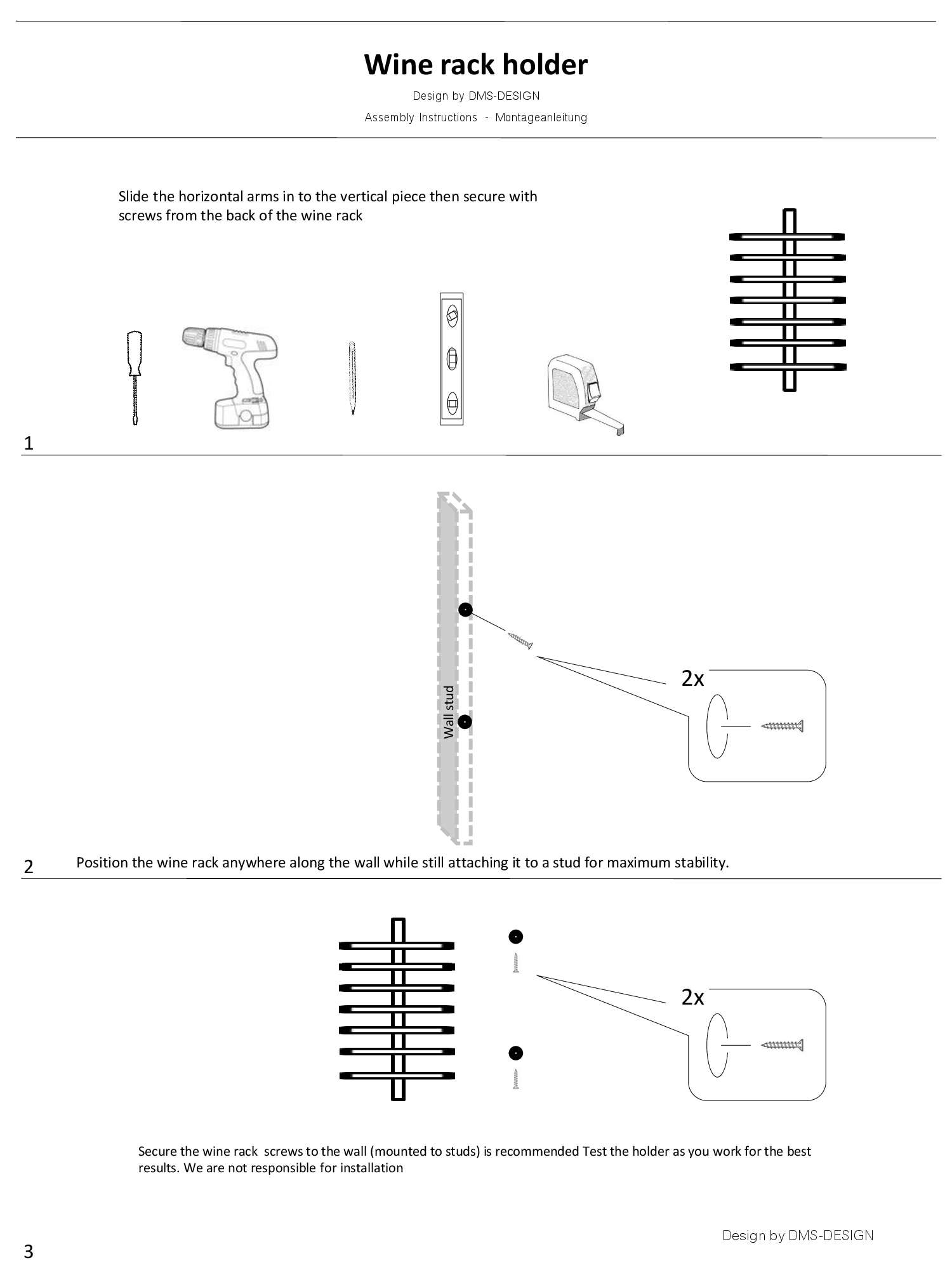 DmsDesignTeam – wholesale Wall-mounted shelf – Unique Vertical Oak Wine Rack20
