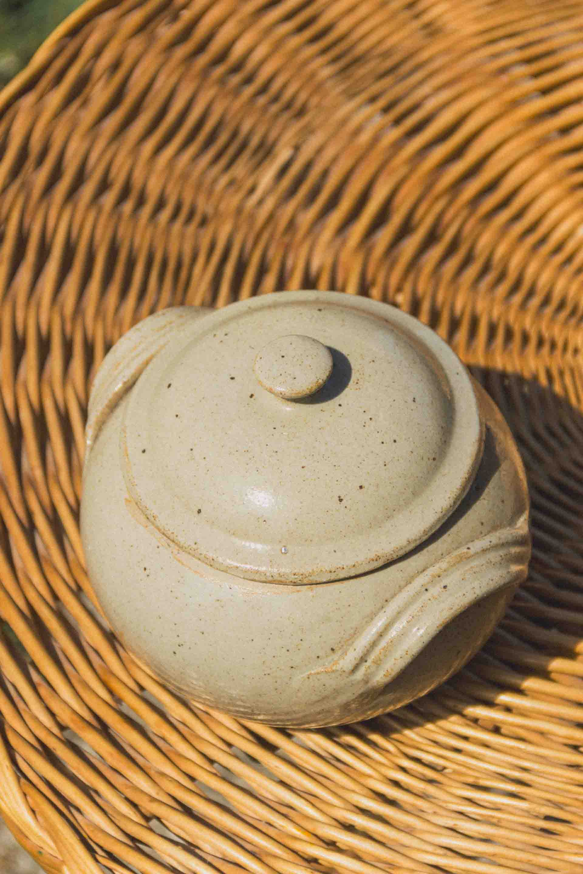 Eloge - Wholesale Jar - Sandstone sugar bowl3