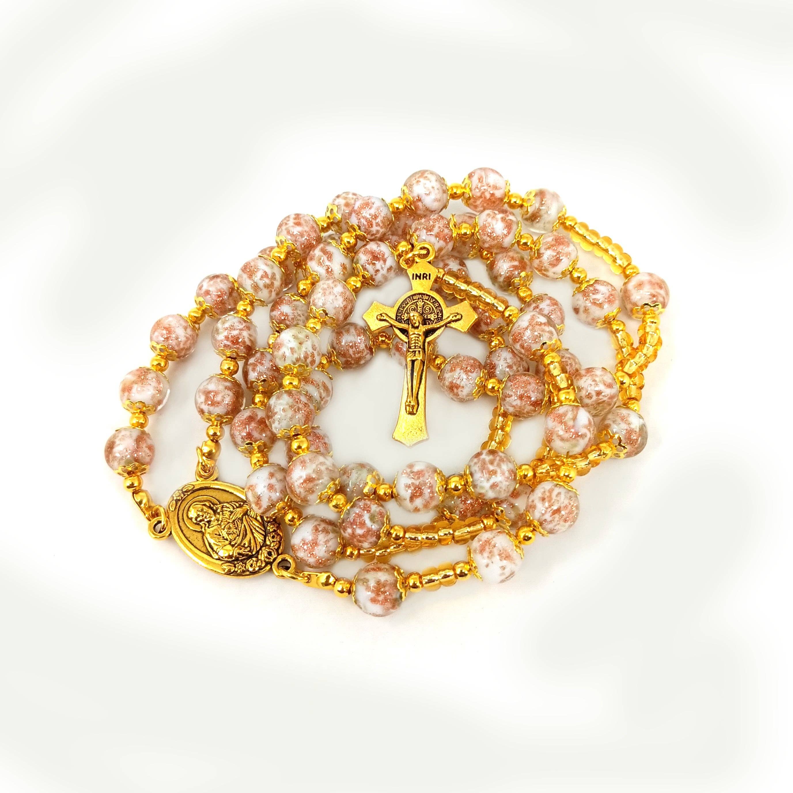 ALBATROS S.R.L. - Wholesale Beaded/Pearl Necklace - MURANO glass bead ROSARY fashion gift idea elegant jewelry2
