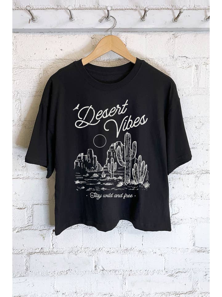 Rustee Clothing - Wholesale Screen Printed T-Shirt - Women's - DESERT VIBES2