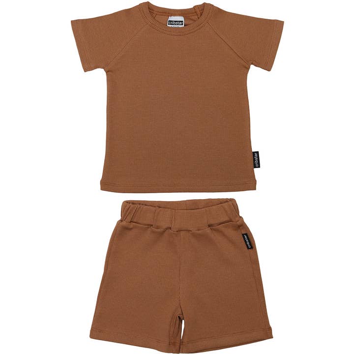 Geribde zomerset - Caramel voor wholesale door Cribstar