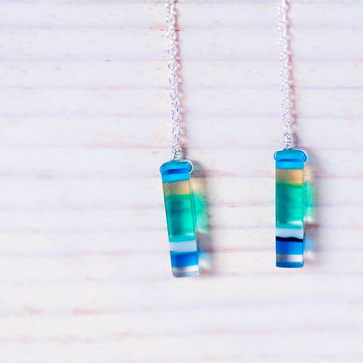 CHIHIRO TOKYO Surfite Threader Earrings for wholesale by Betty Belts | Ocean Lovers®