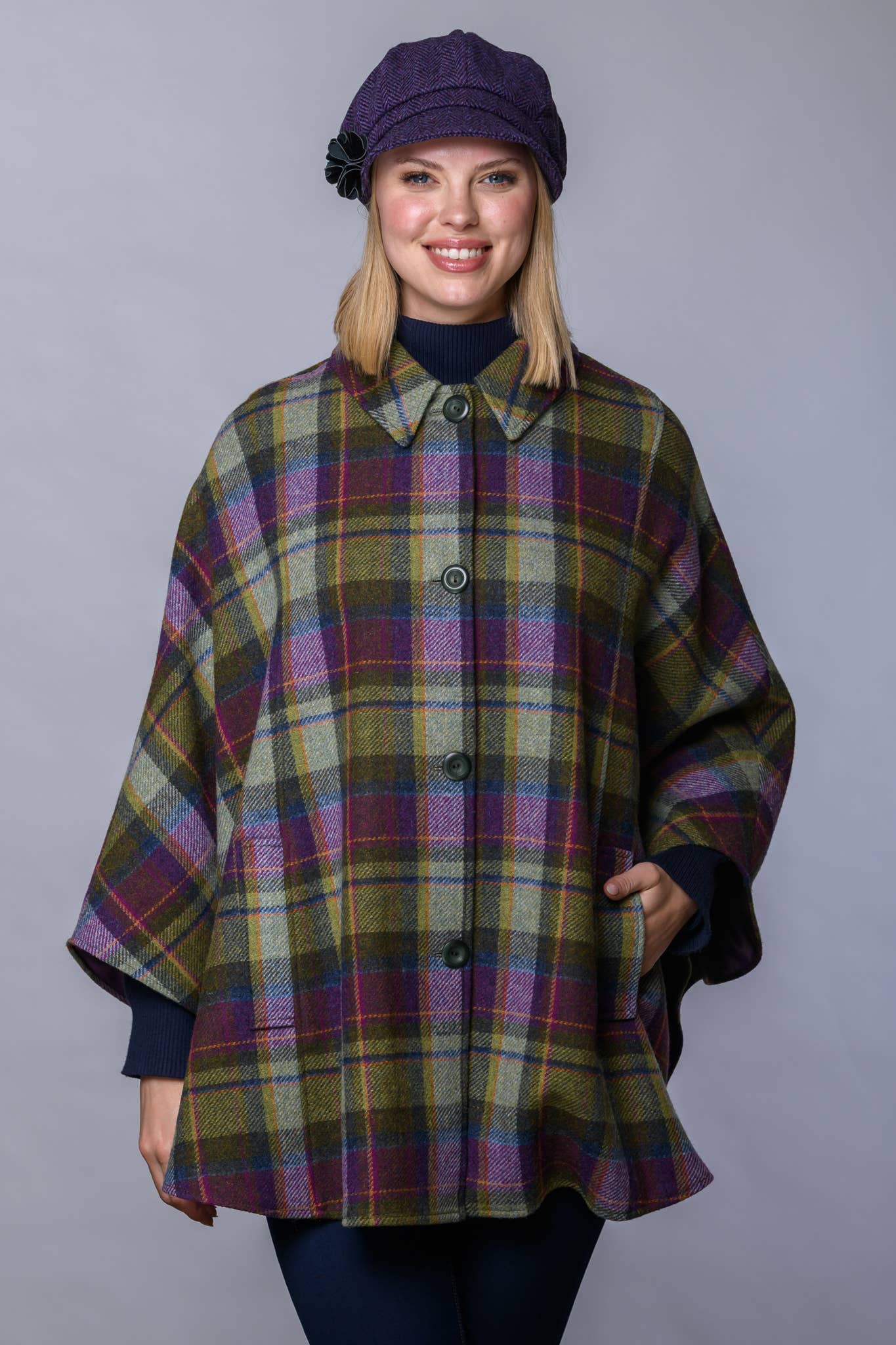 Mucros Weavers - Wholesale Cape - Women's - Country Cape 574-1