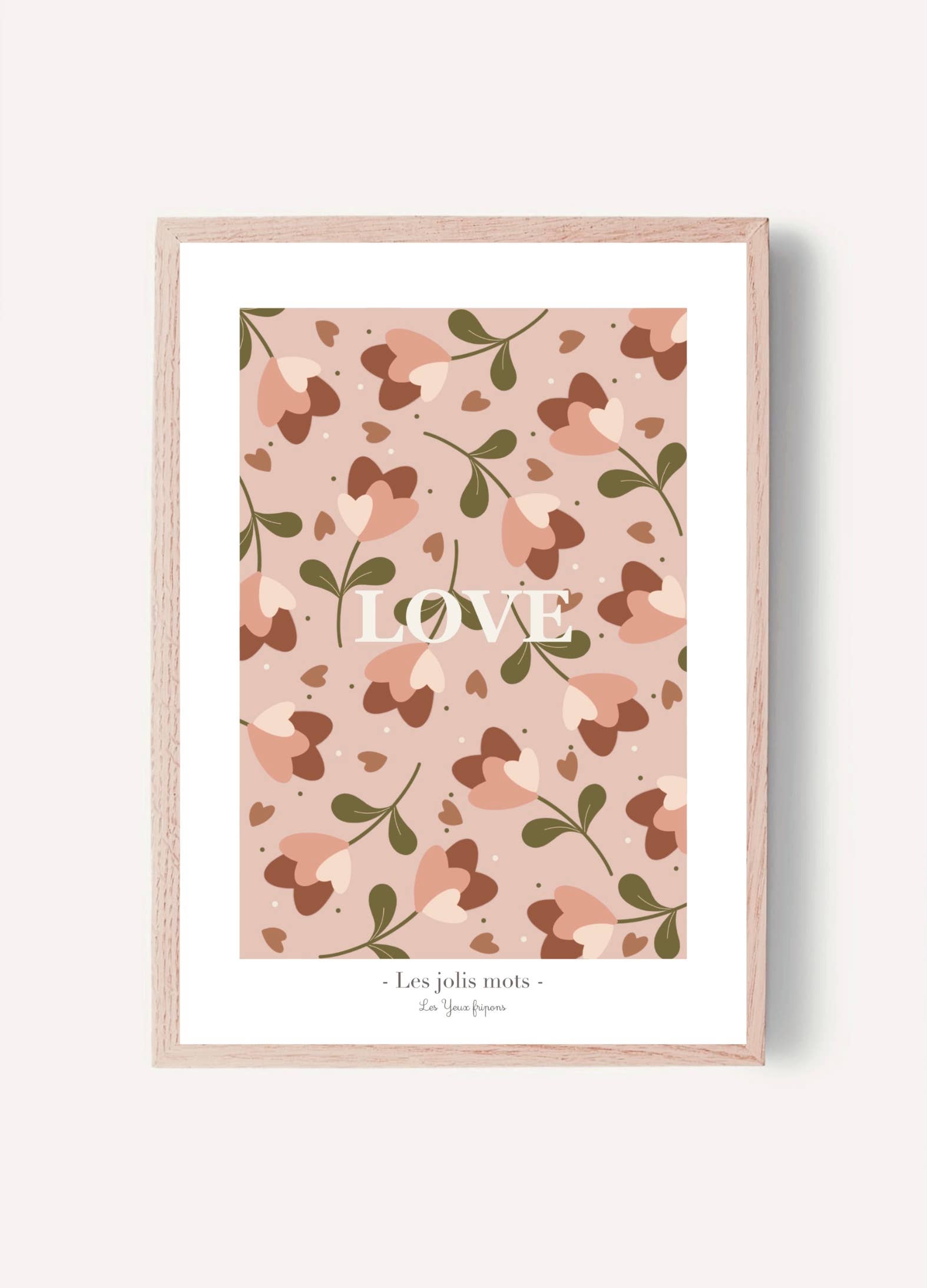 Les Yeux fripons - Wholesale Poster - A4/A3 Poster - Love - The Pretty Words