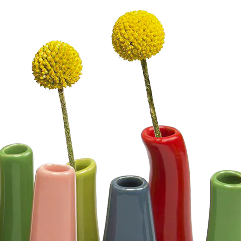 Chive - Wholesale Vase - Pooley Colorful Bud Vase For Flower Arranging Rectangular17