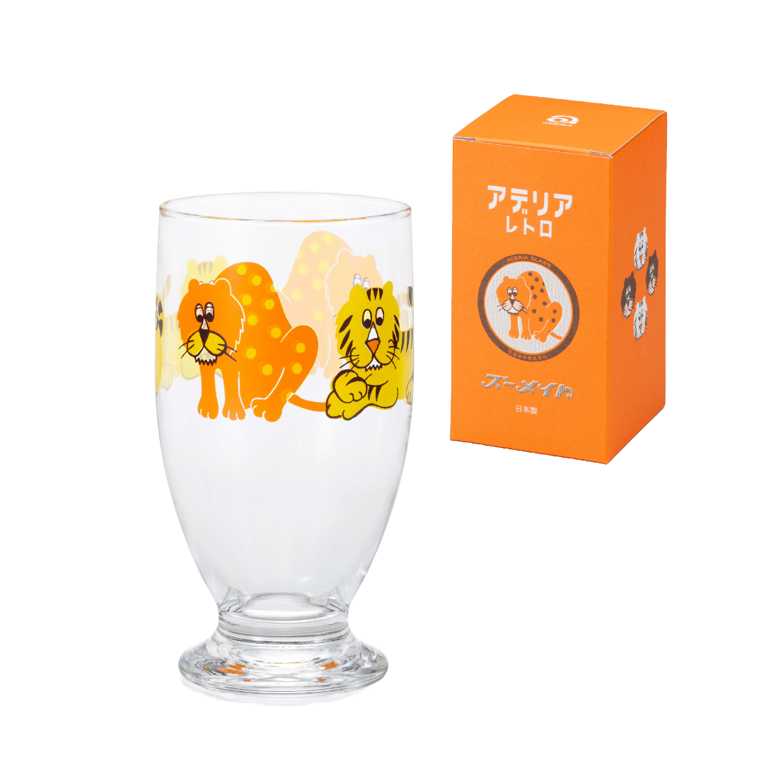 ADERIA - Wholesale Drinking Glass/Cup - ADERIA Retro | Footed Glass | 8 Pattern Options7