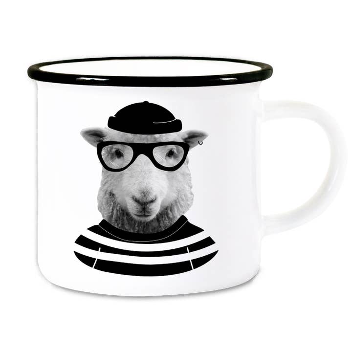 Taza de cerámica Sam Sheep para venta al por mayor de Mira Mito