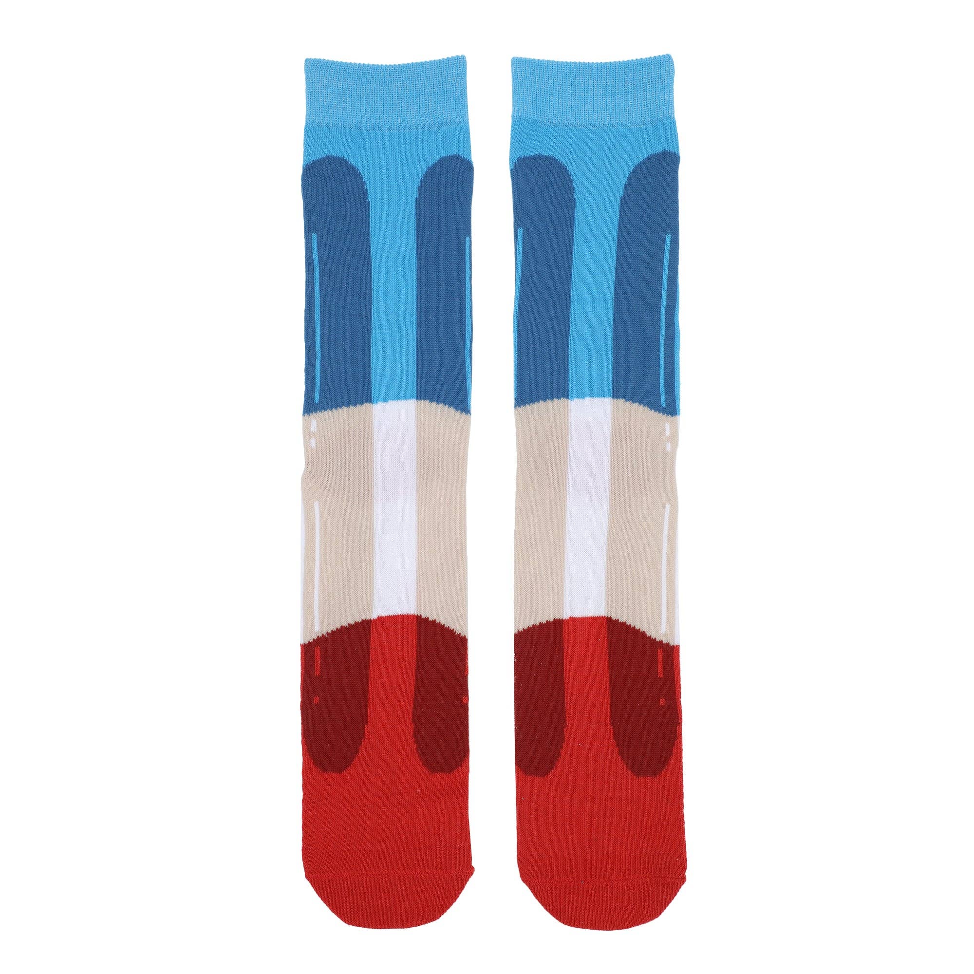 Bioworld Merchandising - Wholesale Socks - Men's - Ice Cream Truck Treats 3-Pair Men's Casual Crew Socks-OSFA4