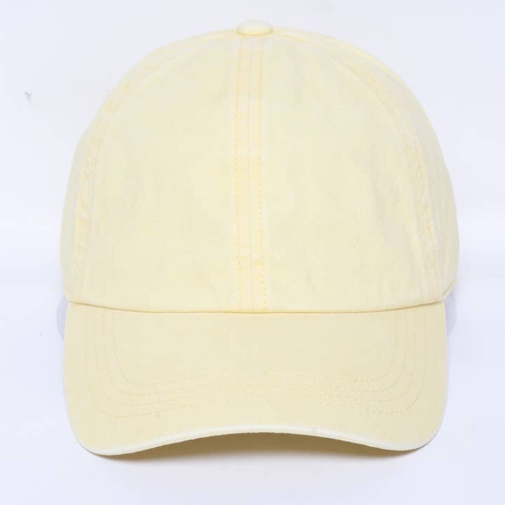 David And Young - Wholesale Baseball Cap - Unisex - GWCAP18670 - Stone Washed Twill 6 Panel Baseball Cap13