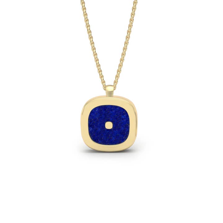Lapis Lazuli Cushion Pendant for wholesale by MARCELLO RICCIO
