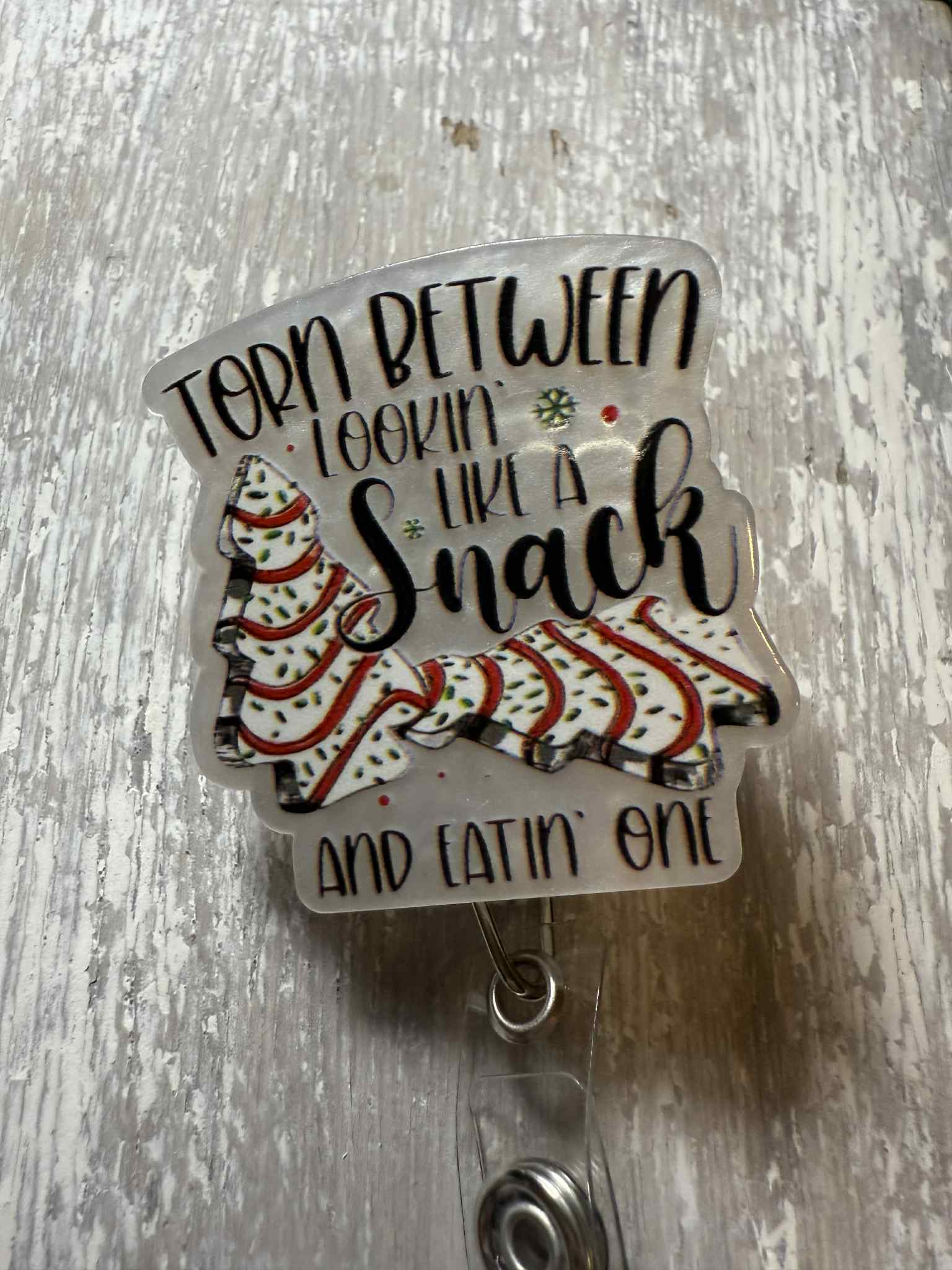 The Wild Poppy - Wholesale Badge Accessory - Women's -  Badge ReeL Torn between looking like a snack  White0