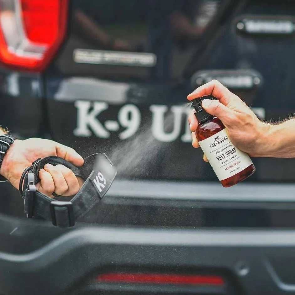 Fox + Hound - Wholesale Pet Deodorizing Spray - FOX+ HOUND VEST SPRAY FOR POLICE & K9 GEAR 1ST RESPONDERS6