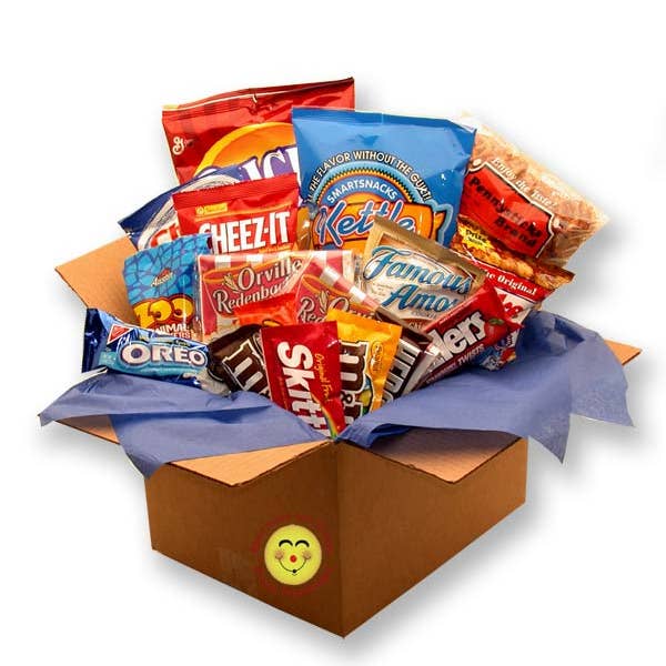 Snackdown Deluxe Snacks Care Package for wholesale by Gift Basket Drop Shipping