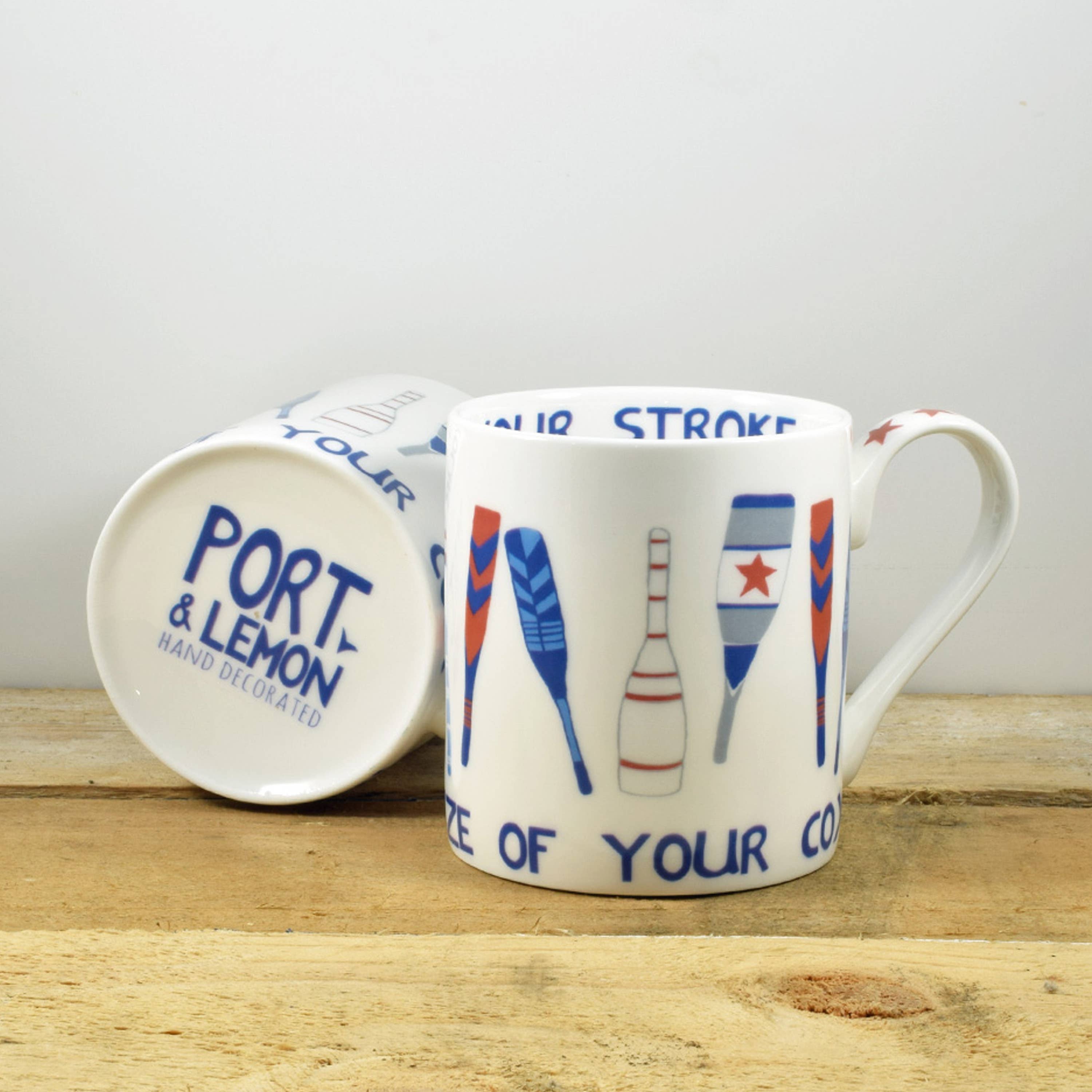 Port and Lemon – Engroshandel Kaffekrus – Størrelsen på din Cox Bone China krus1