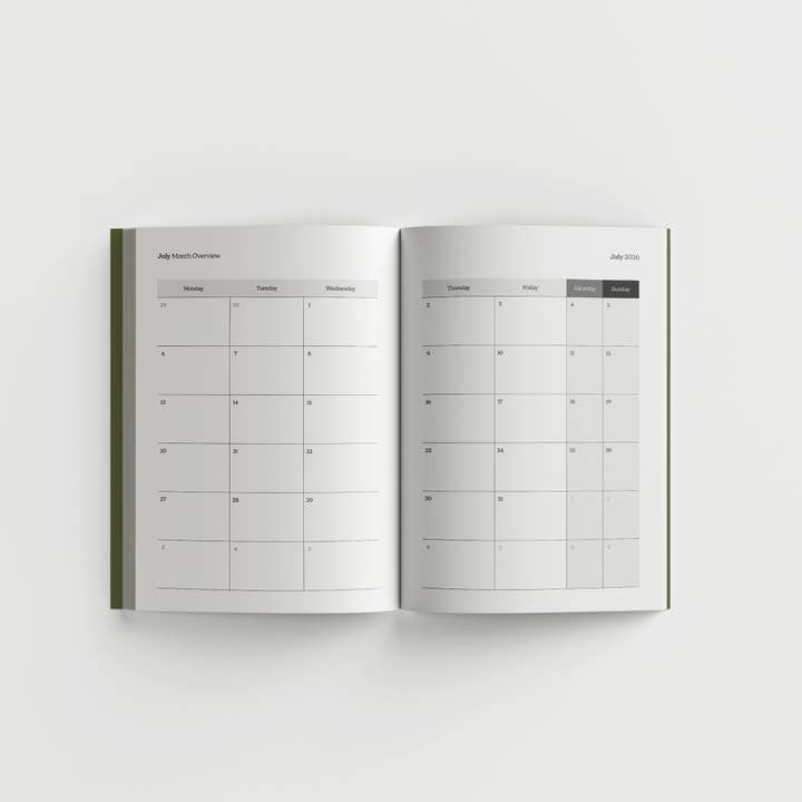 Storigraphic® - Wholesale Journal/Diary - 2026 Weekly Dated Diary | Symphony Series 6 | A5 208 pages3