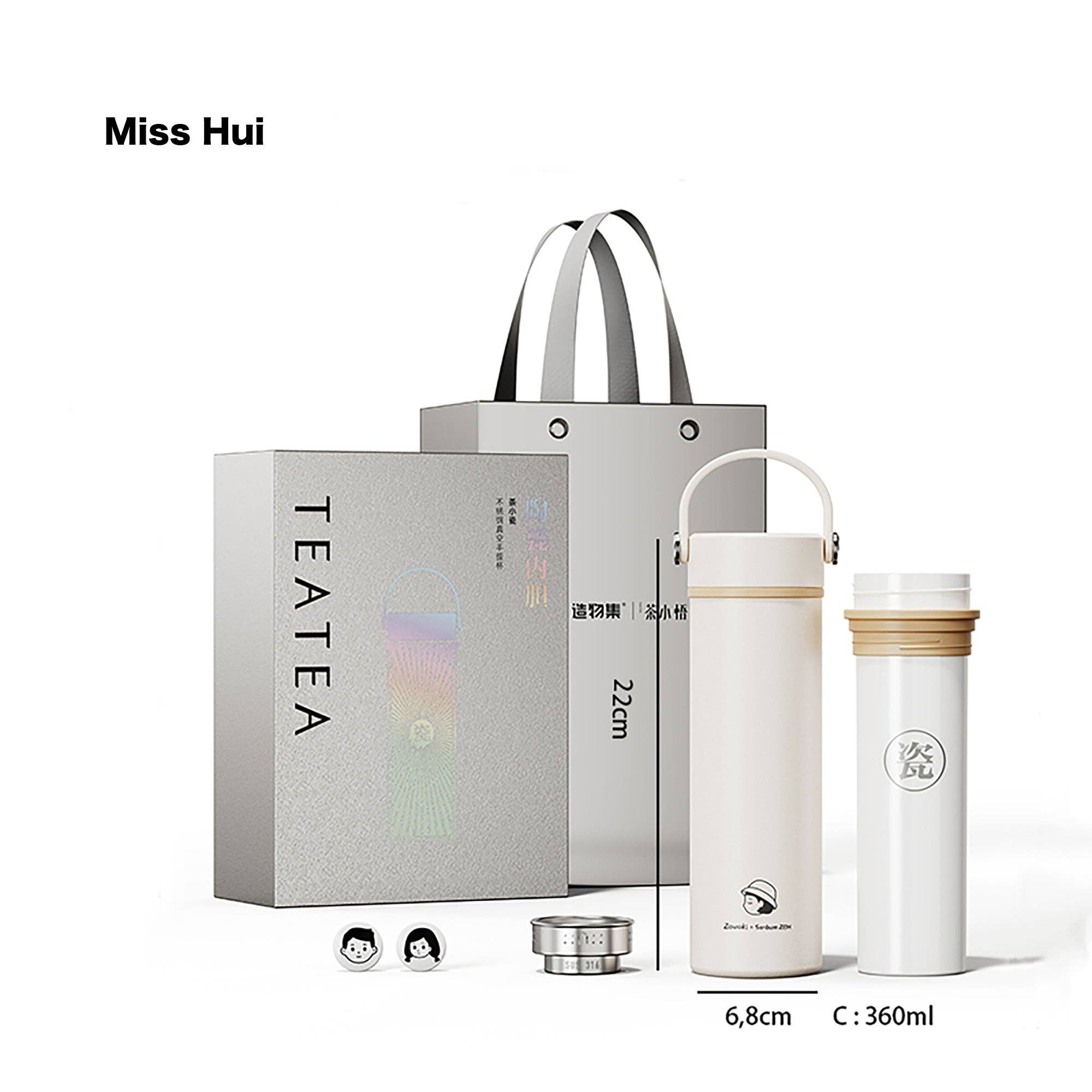 MinoCraft - Wholesale Geïsoleerd drinkgerei - Geïsoleerde fles met keramische binnenlaag2