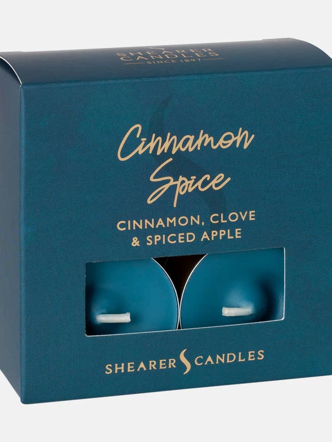 Cinnamon Spice Tealights for wholesale by Shearer Candles