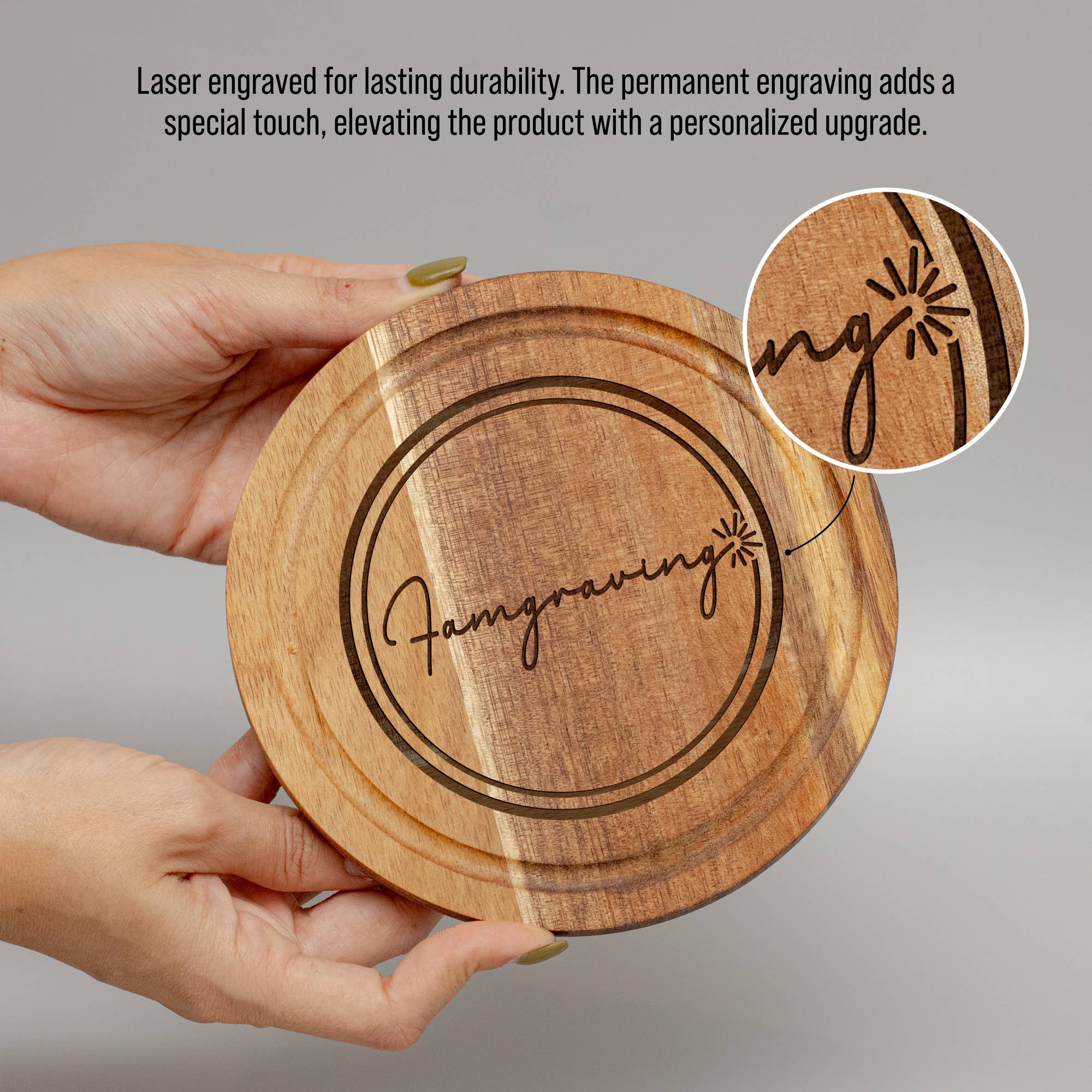 Famgraving - Wholesale Cheese Board - Personalized Mini Charcuterie Cheese Knives Board Set1