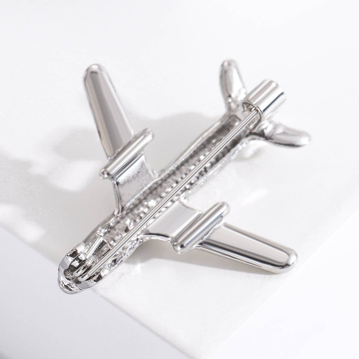 Tourtiwi – wholesale Brosch – Mini polerad flygplansbrosch7