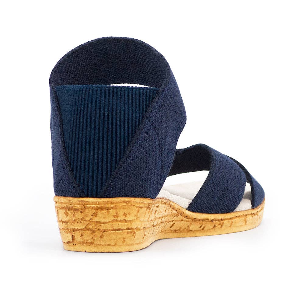 Charleston Shoe Co. - Wholesale Sandals - Women's - Peachtree Solids - Spring/Summer Cork Wedge Sandal 12