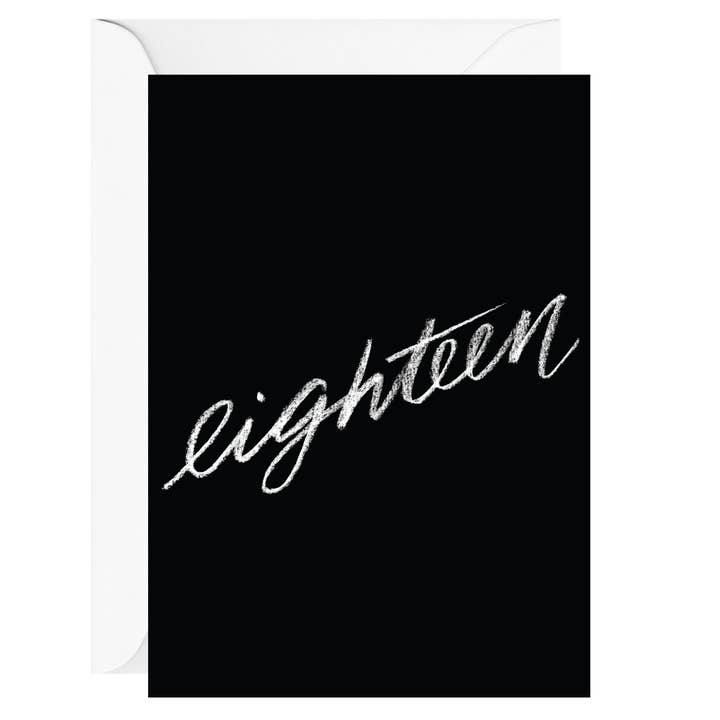 Eighteen Greeting Card for wholesale by GALINA DIXON