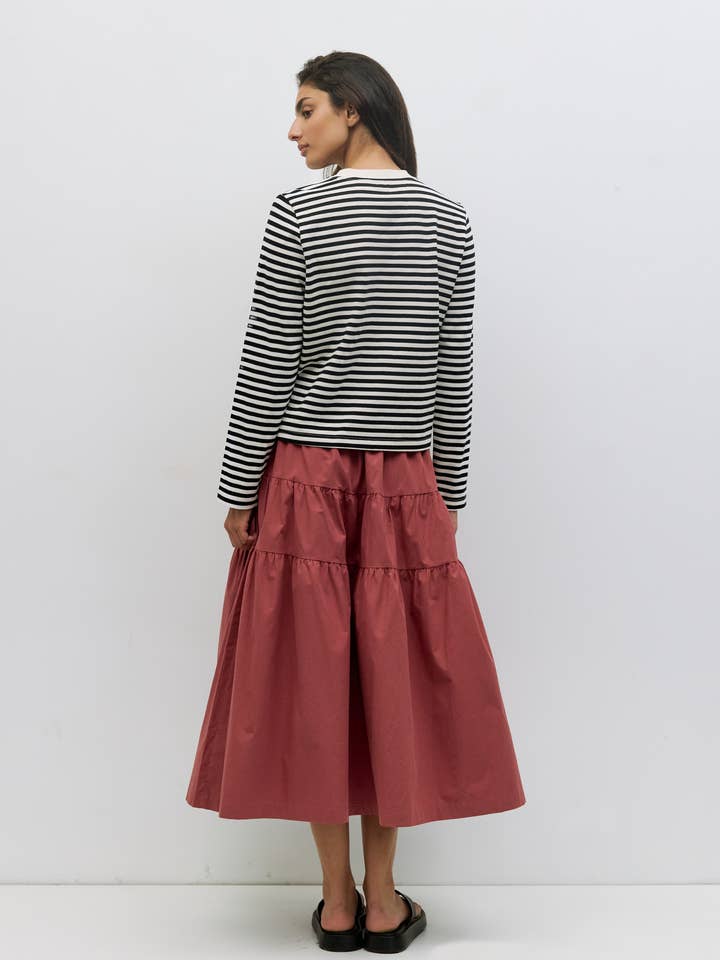 MOD REF - Vendita all'ingrosso Gonna - Donna - La Gonna Esme | Gonna Midi Arricciata10