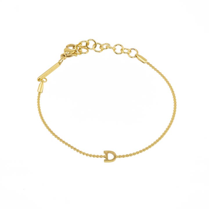 Brenda Grands Jewelry - Wholesale Charm/Dangle Bracelet - Waterproof Dainty Gold Initial Bracelet21