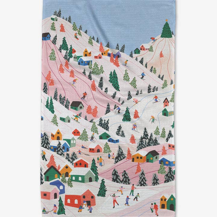 Geometry - Wholesale Tea Towel - Winter Holiday Tea Towel