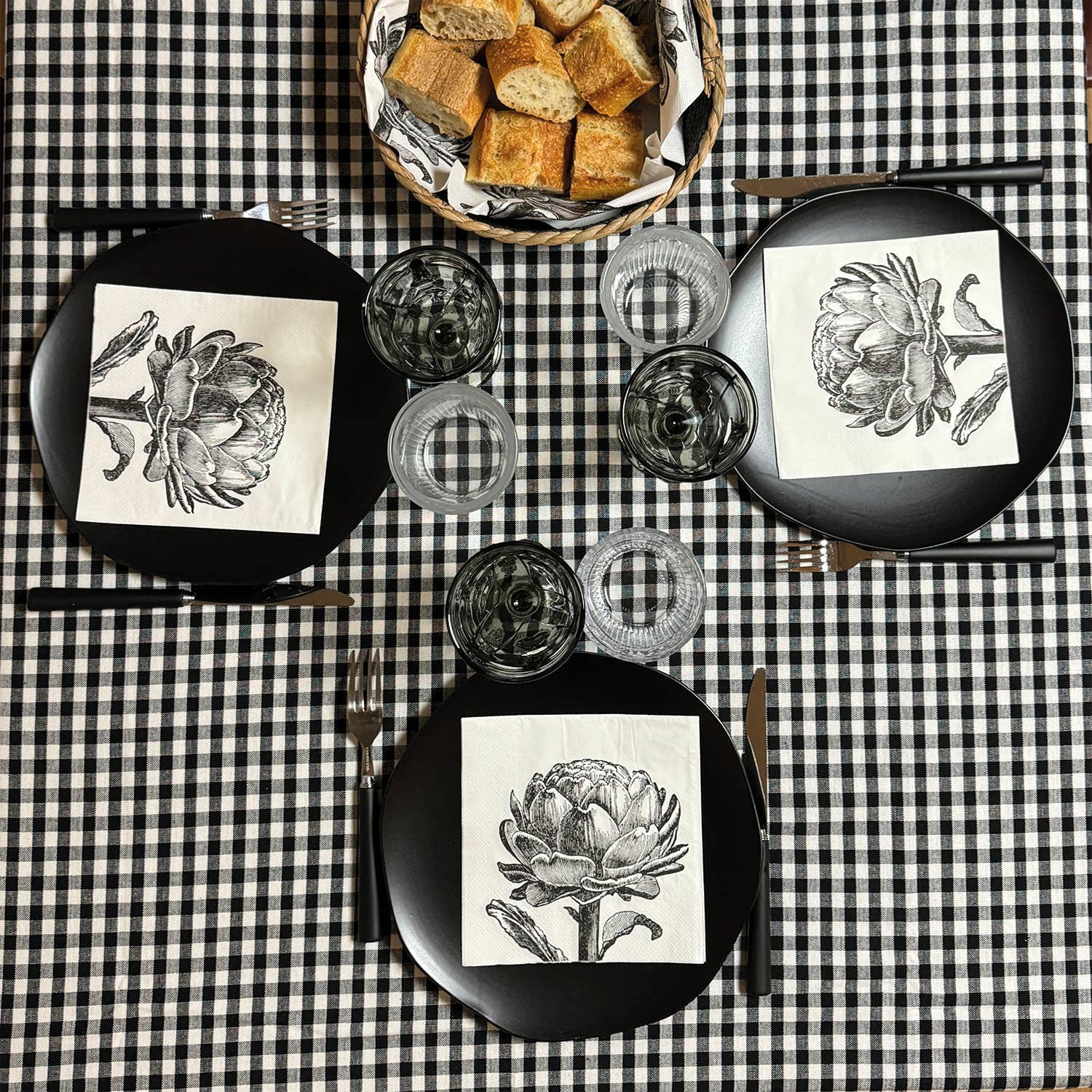 Opjet Paris - Wholesale Disposable Napkin - artichoke paper napkin x202