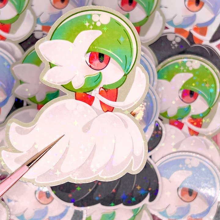 Mega Gardevoir Pokémon Klistermärken Fan Art (2,75 tum / 70 mm) för wholesale av Luminous Senecio