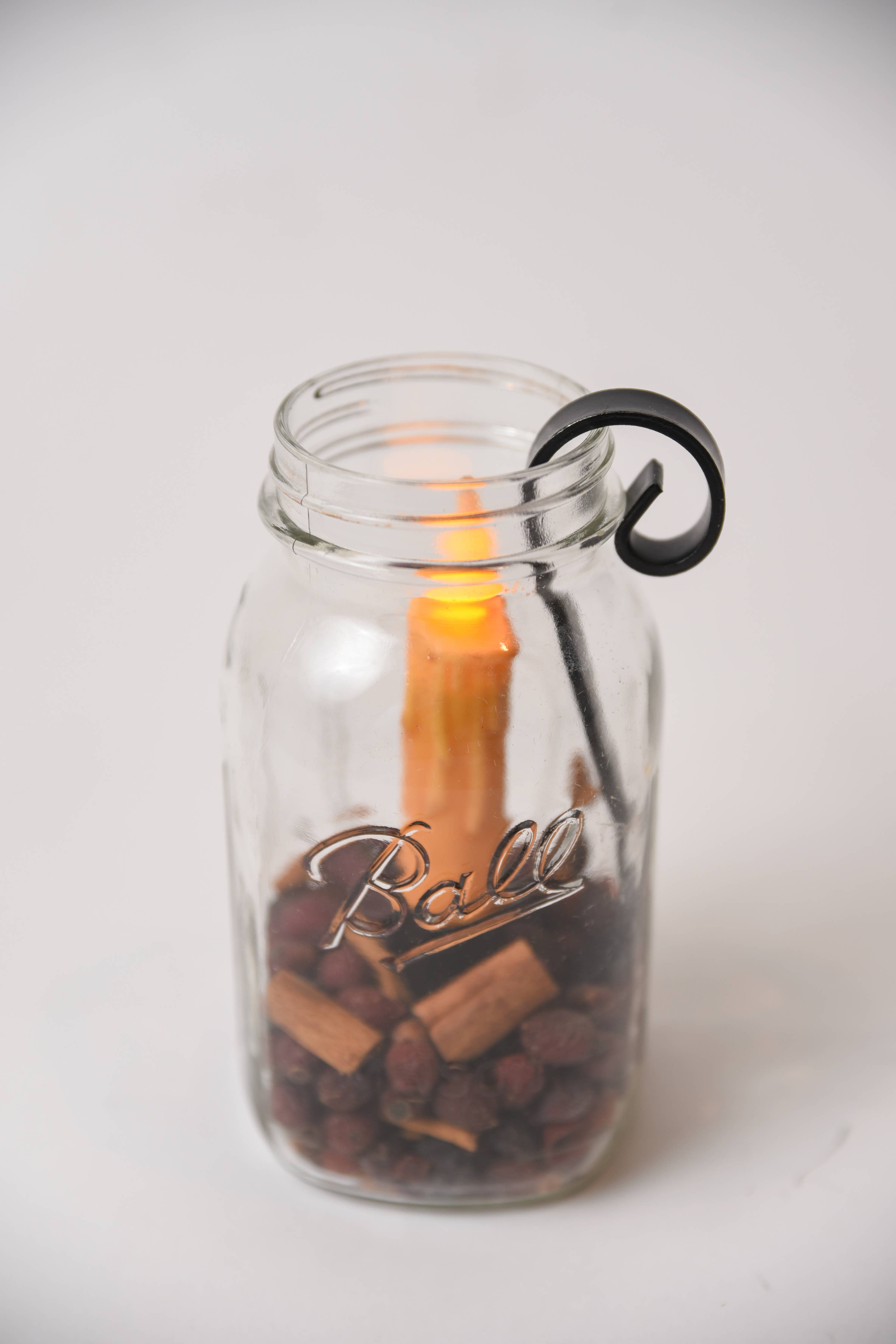 LMS Wholesale - Vendita all'ingrosso Portacandele - Portacandele conico in barattolo di quarzo nero di ferro2