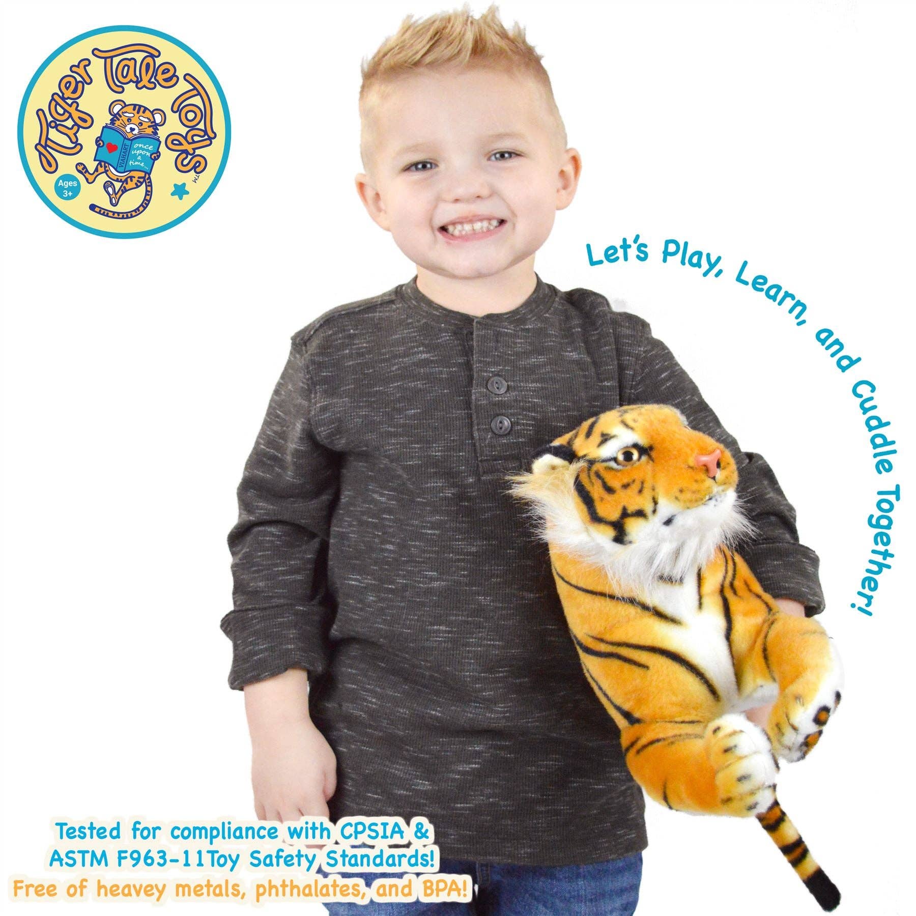 VIAHART Toy Co. – wholesale Stuffed/plush toy – Kids & baby – Arrow The Tiger | 17 Inch Stuffed Animal Plush5