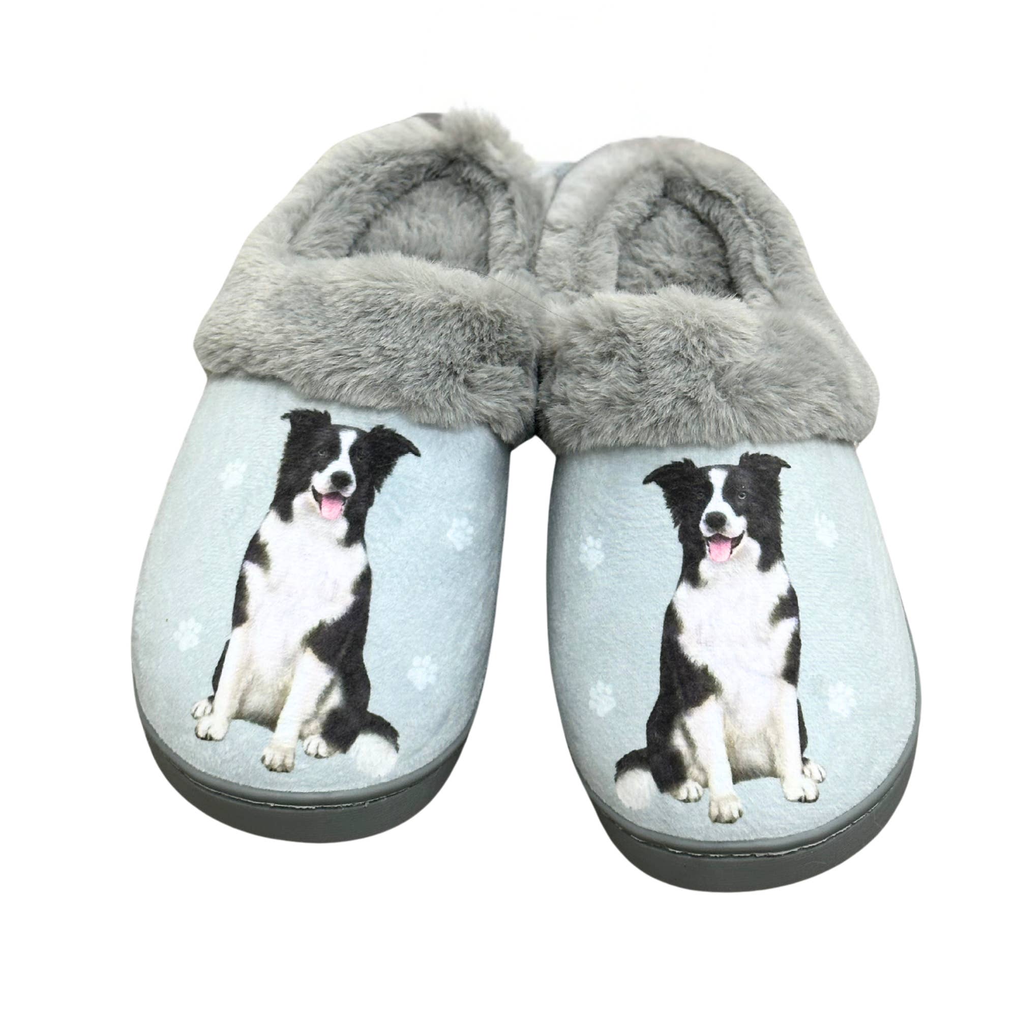 E&S Pets - Vendita all'ingrosso Pantofole - Unisex - Pantofola Border Collie Snuggs - Comoda - Amanti degli animali