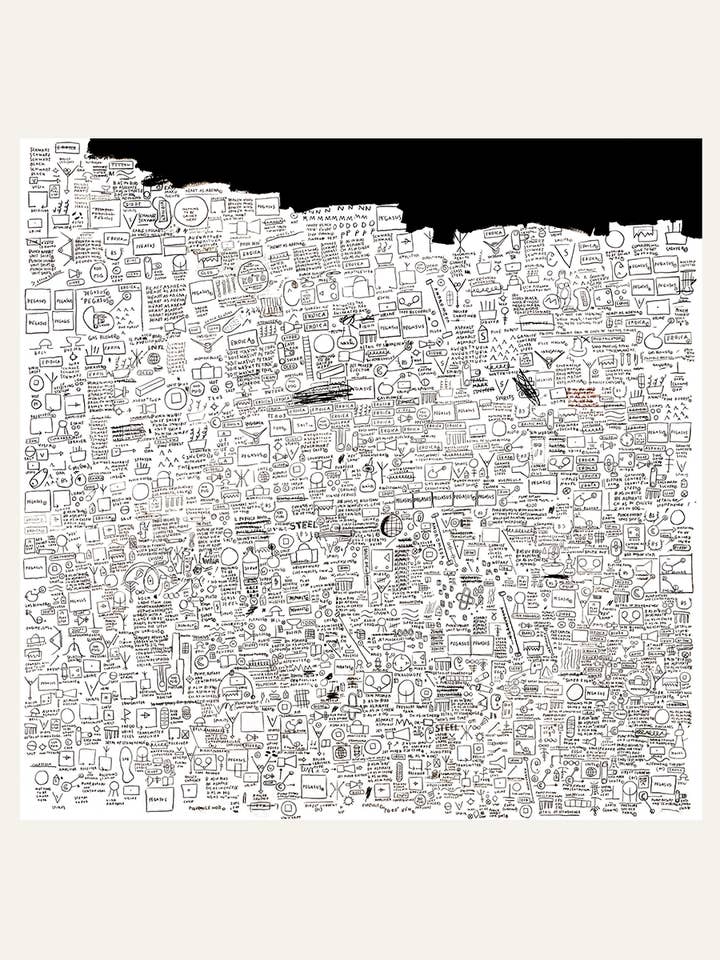 Carré 120 - Basquiat - Pégasus pour la vente par Brochier Soieries