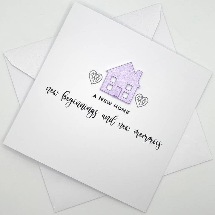 Handmade New Home Card with a House for wholesale by Looks Inviting