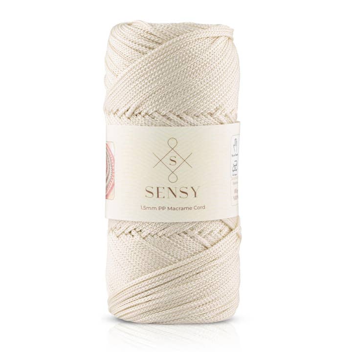 Sensy - Wholesale Craft supplies - Sensy Premium 1.5mm - 164 yards 100% Polyester Macrame Cord7