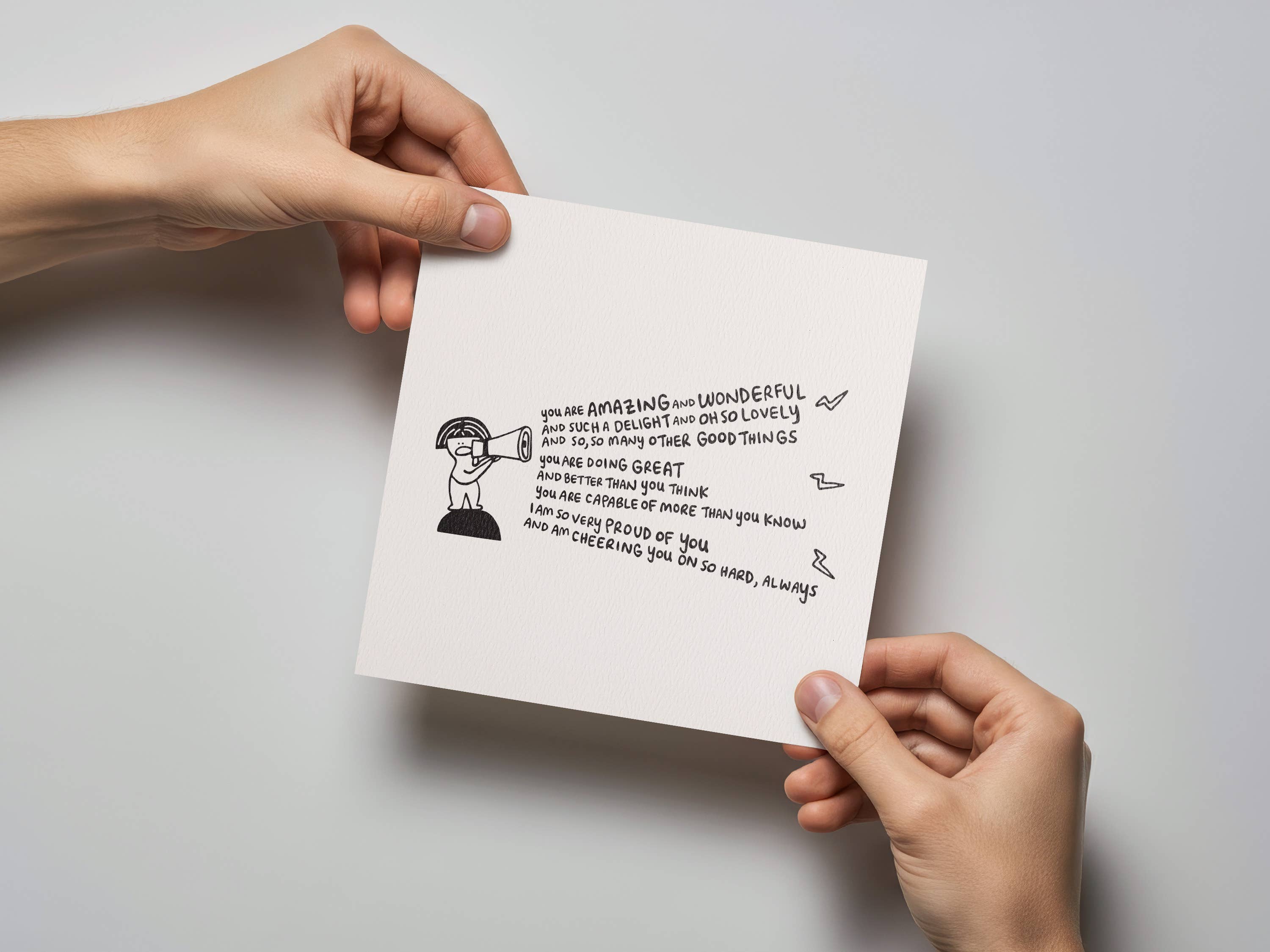 Kwohtations - Wholesale Encouragement Card - Cheering You On Encouragement Card2