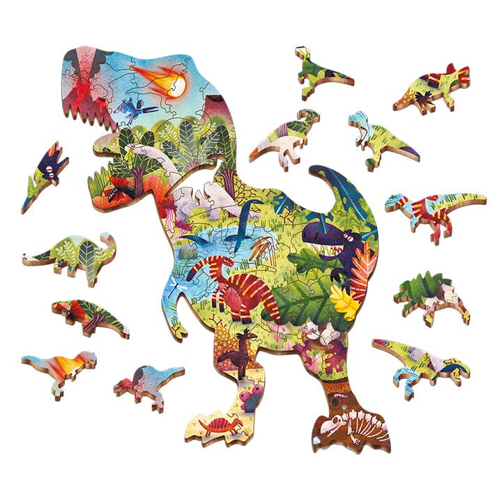 Educational srl - Wholesale Puzzle - Kids - Woody 48 Piece Puzzle - Dinosaurs1
